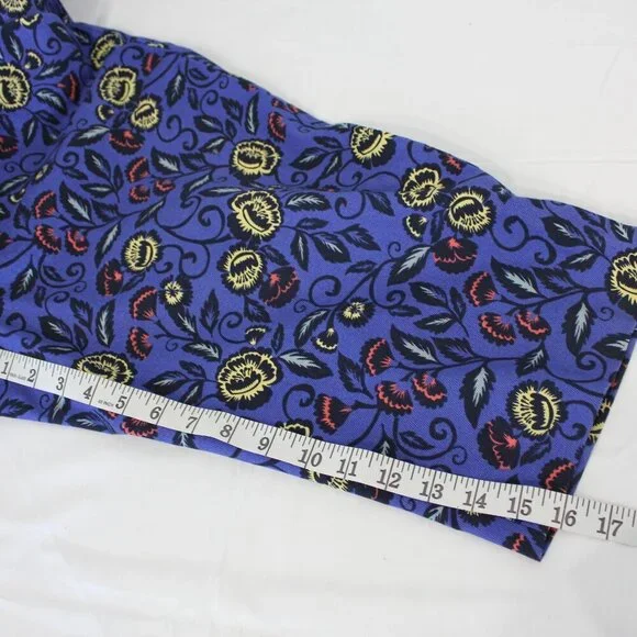 Cartonnier Anthropologie Womens Jumpsuit Romper Blue Straps Size 12 Knee Length - Picture 12 of 12